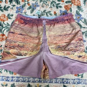 Melody Ehsani ME you are here Nylon Streetwear Shorts  XL Swim Dive Water